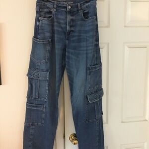 American Eagle Highest rise baggy jeans